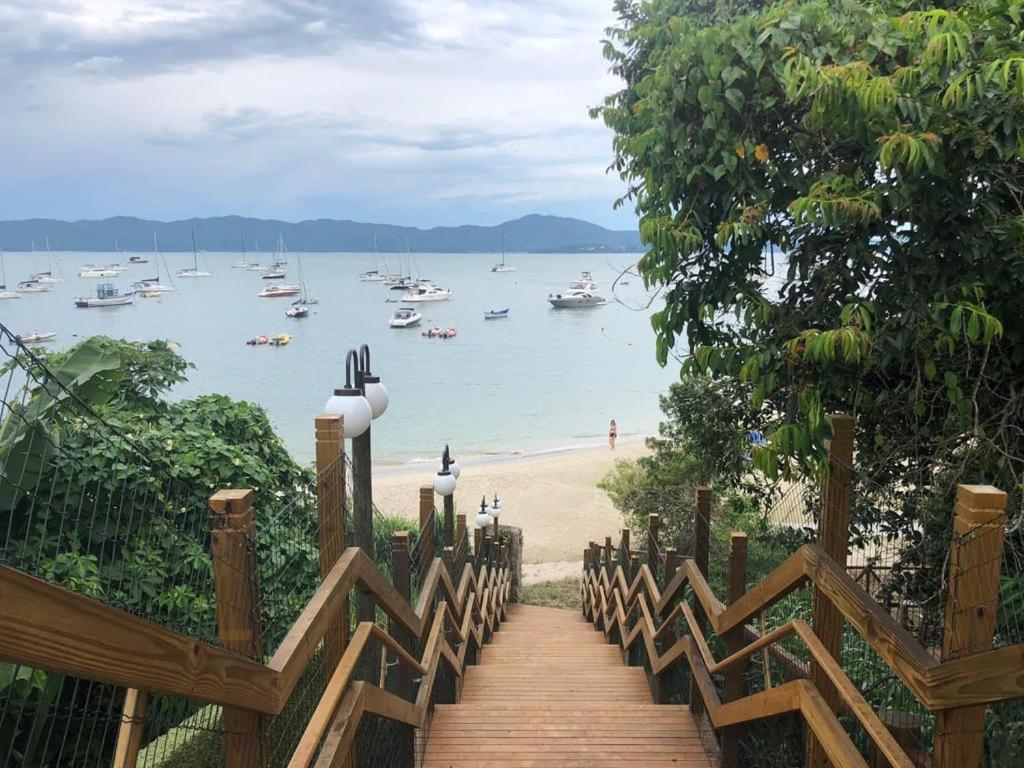 Jurere Cobertura 400M Do Mar Vista Linda Apartment Florianopolis Bagian luar foto