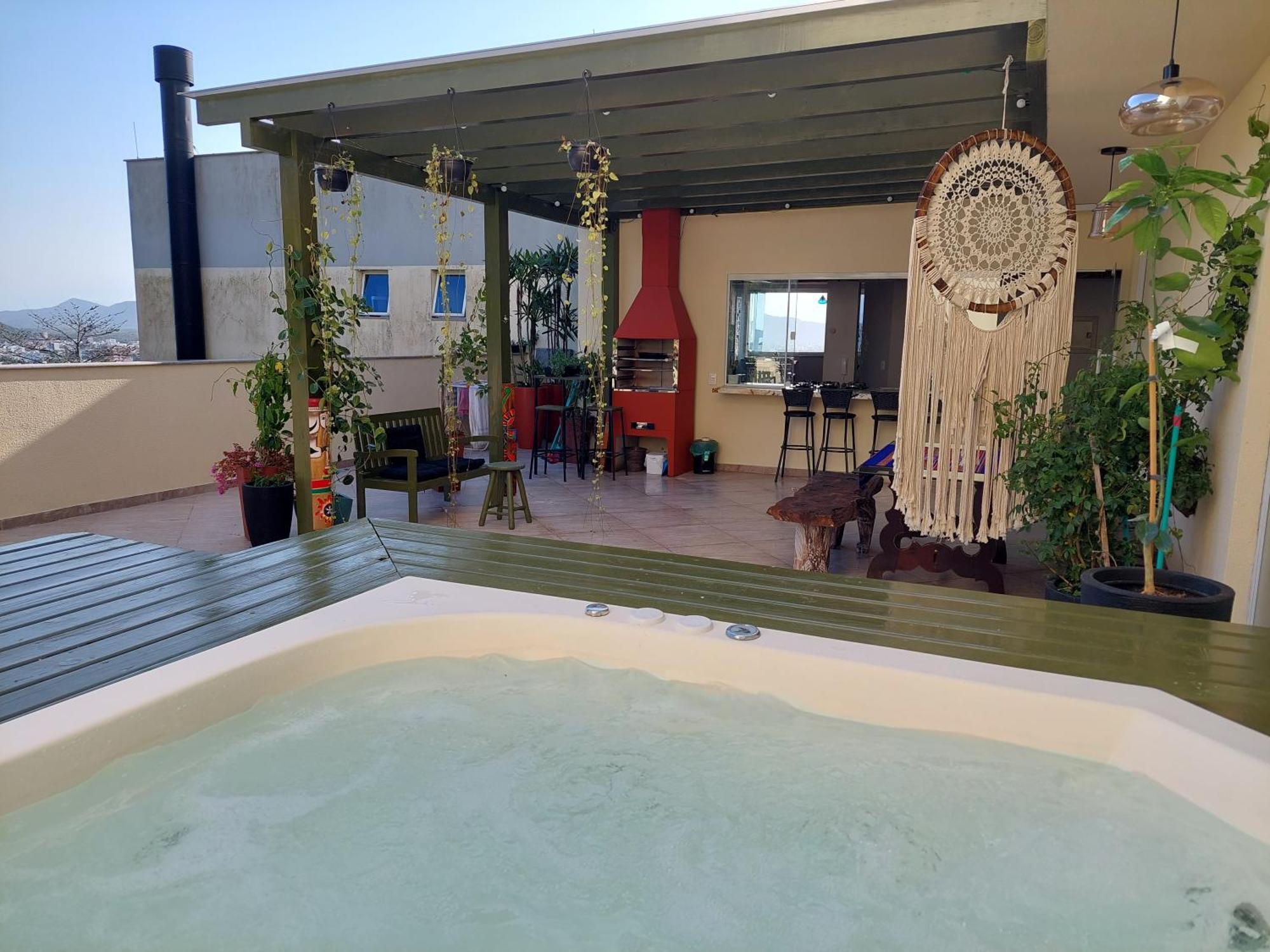 Jurere Cobertura 400M Do Mar Vista Linda Apartment Florianopolis Bagian luar foto