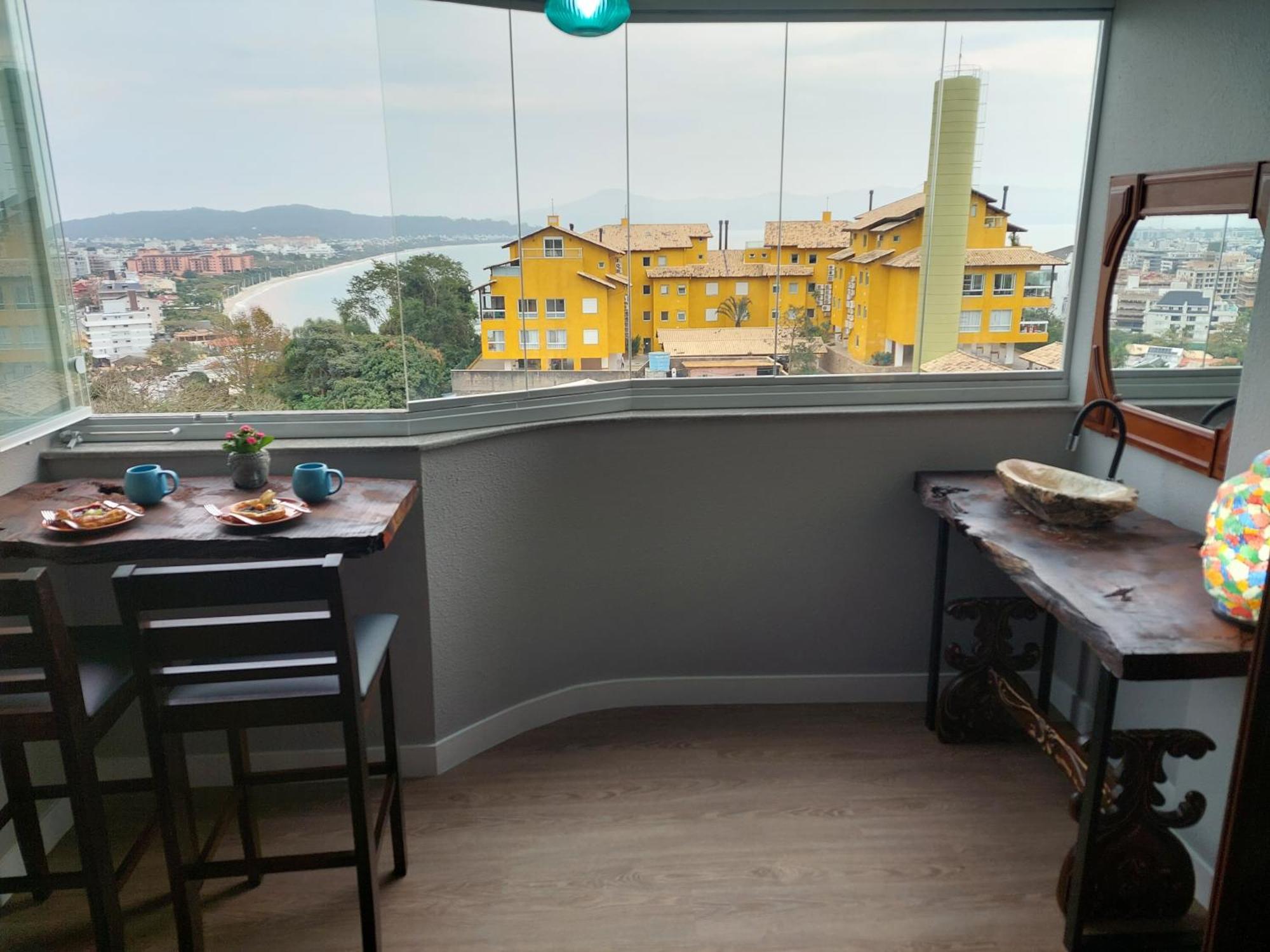 Jurere Cobertura 400M Do Mar Vista Linda Apartment Florianopolis Bagian luar foto