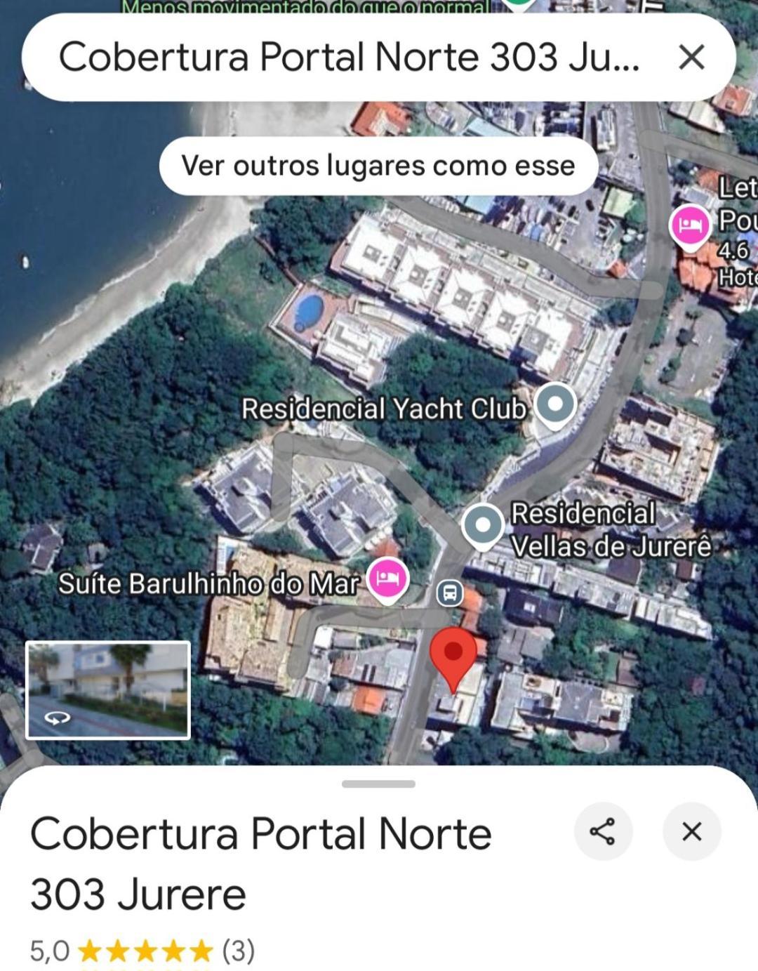 Jurere Cobertura 400M Do Mar Vista Linda Apartment Florianopolis Bagian luar foto